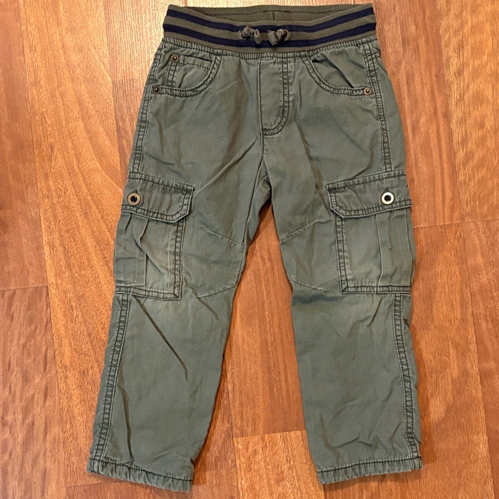 Gymboree Cargo Olive Pants Boys Size 4